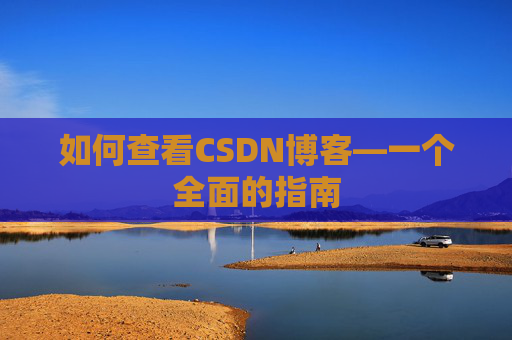 如何查看CSDN博客—一个全面的指南